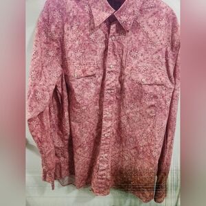 Madison Creek Mens Bisley Bandana Pearl Snap Western Cowboy Shirt Size Large EUC